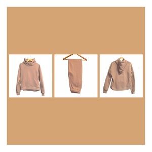 Zella Women's Blush Pink Hoodie & Jogger Set | Hoodie M / Pants S | Athleisure